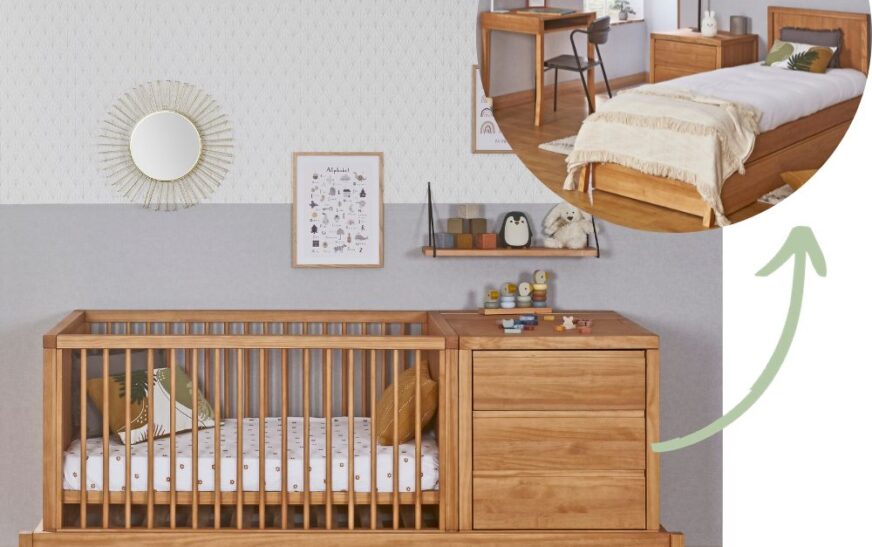 Aménager la chambre de bébé avec du mobilier évolutif : Une solution pratique et durable